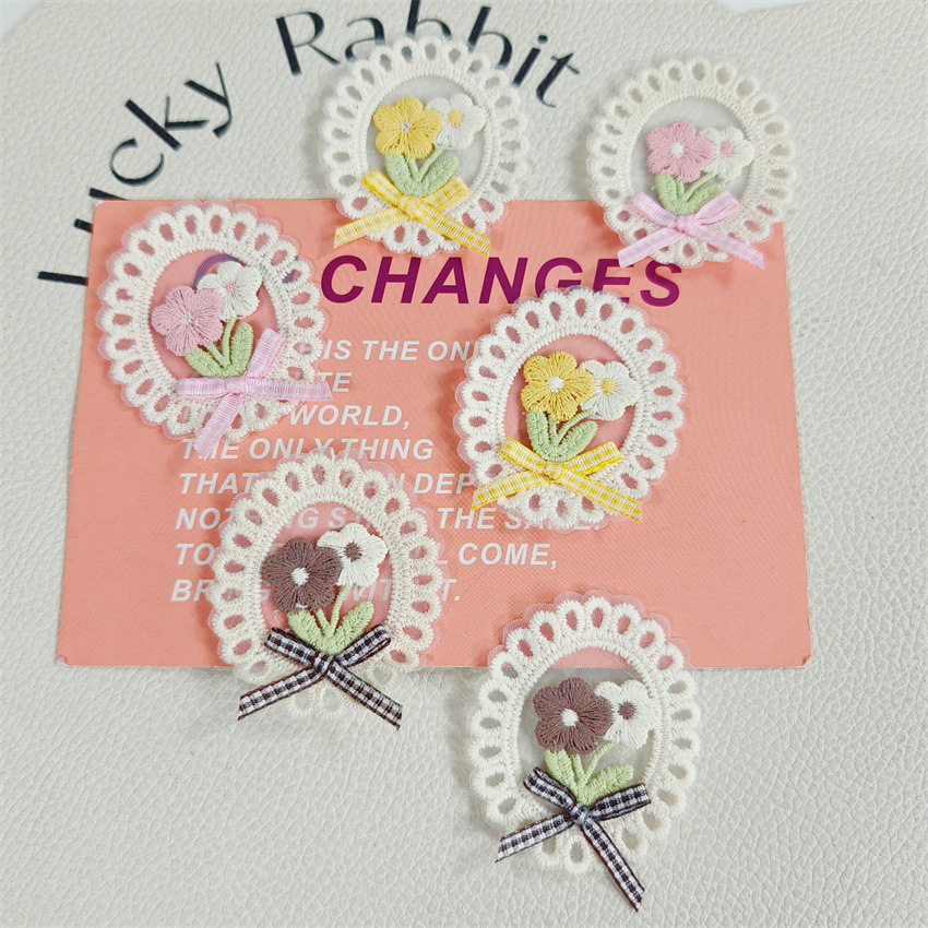 10PCS New Spring Summer Fresh  - Embroidery Patch reseña y precio