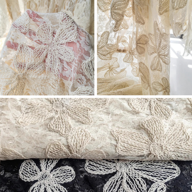 Cotton Thread Lace Jacquard Th - Embroidery Underlay reseña y precio