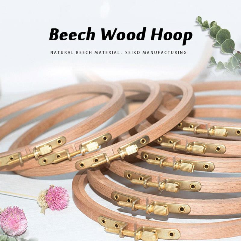 1pcs High Quality Beech Wood E - Embroidery Hooping reseña y precio