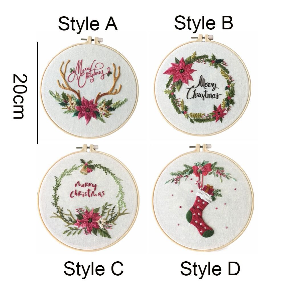 Xmas Gifts DIY Christmas Embro - Embroidery Xmas Kits reseña y precio