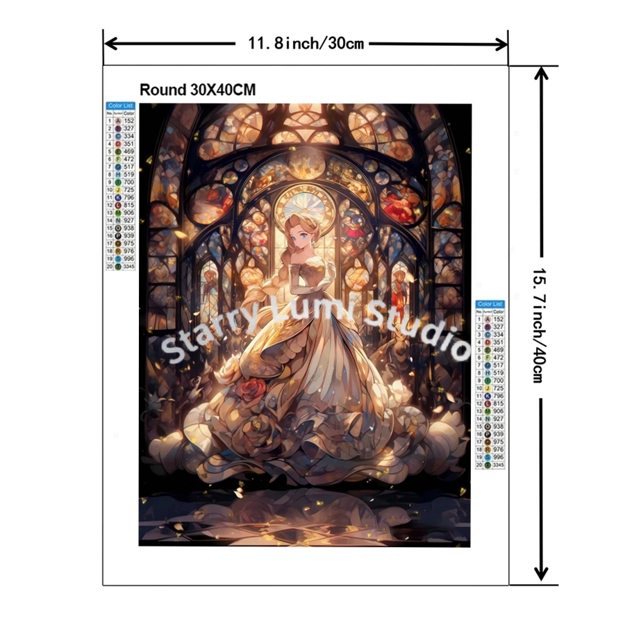 Cute Cinderella Castle 5D Full - Embroidery Daisy reseña y precio
