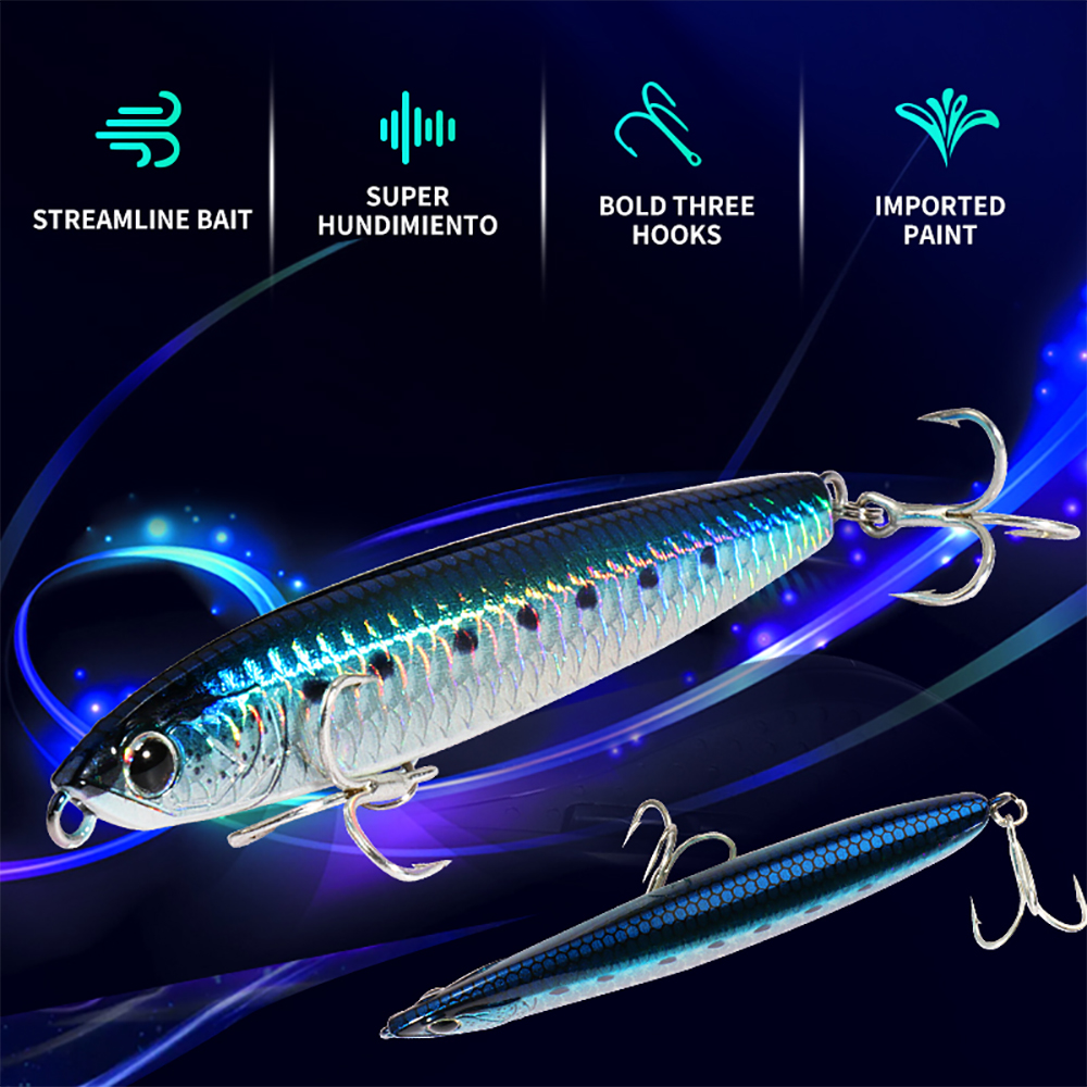 Sinking Pencil Lure 24g 10cm G - Transfer Pen Ink reseña y precio