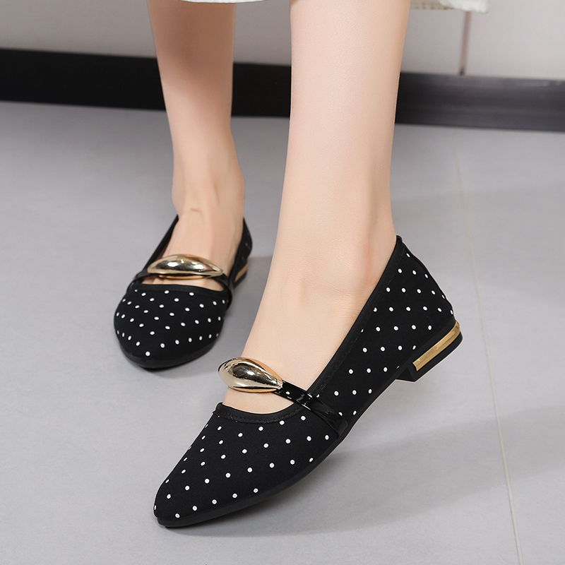 Spring and Autumn Elegant Poin - Embroidery Flat Shoes reseña y precio