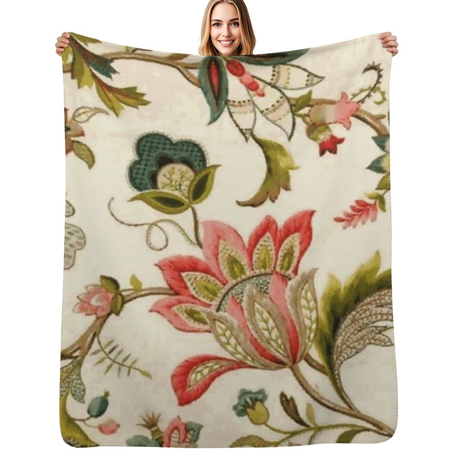 Jacobean Floral Crewel Embroid - Embroidery Vector reseña y precio