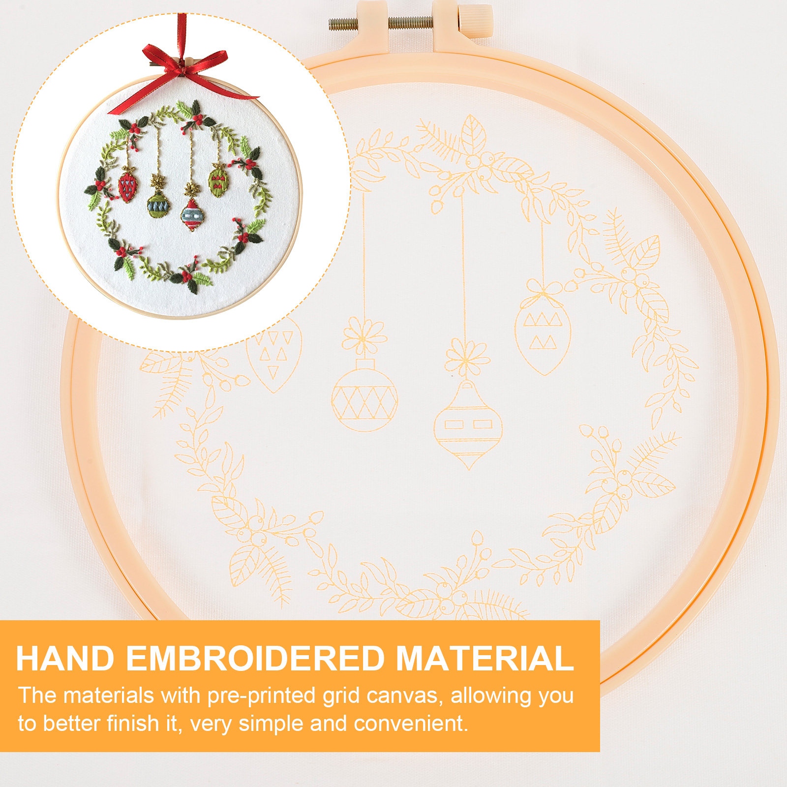 1 Set Christmas Diy Cross Stit - Embroidery Xmas Kits reseña y precio
