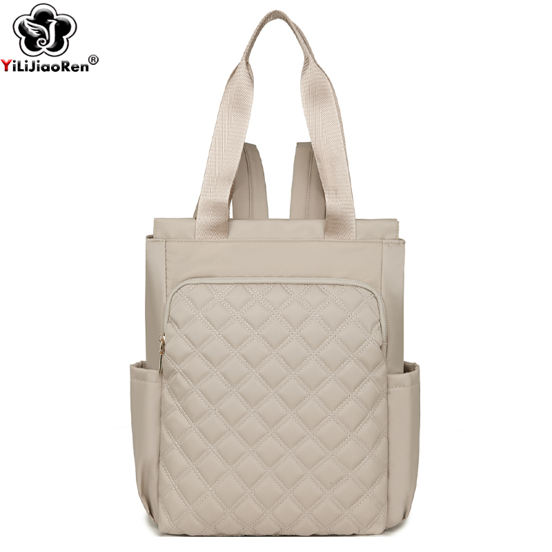 Fashion Plaid Backpack Women W - Embroidery Underlay reseña y precio