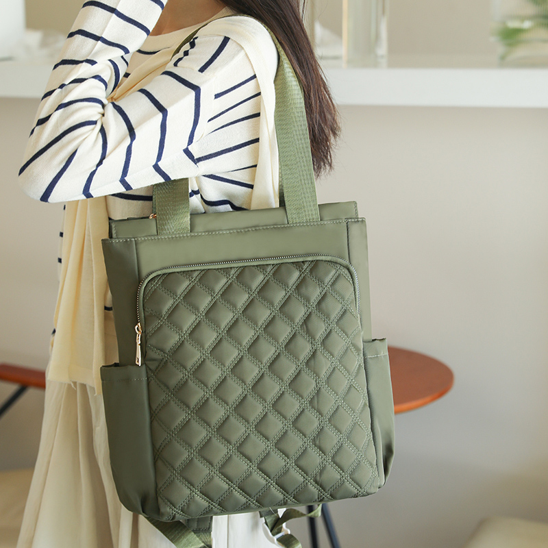 Fashion Plaid Backpack Women W - Embroidery Underlay reseña y precio