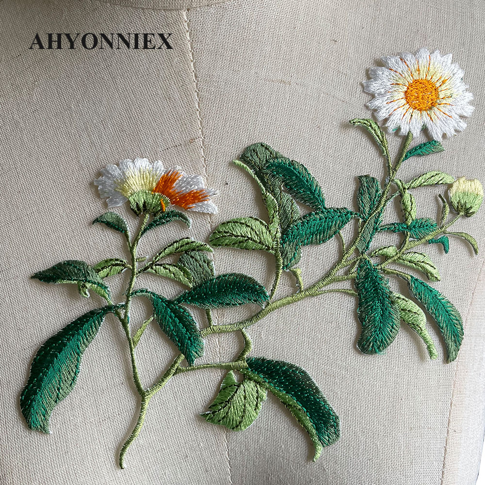 1 Piece Iron on Embroidery Pat - Embroidery Daisy reseña y precio