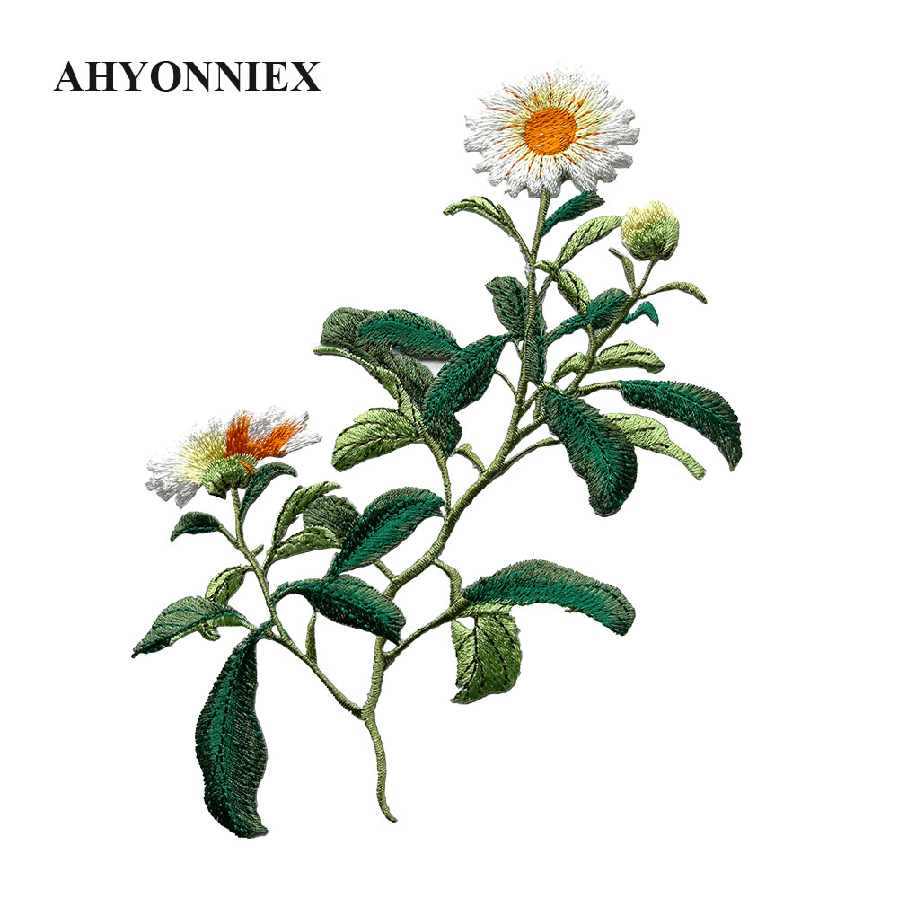 1 Piece Iron on Embroidery Pat - Embroidery Daisy reseña y precio