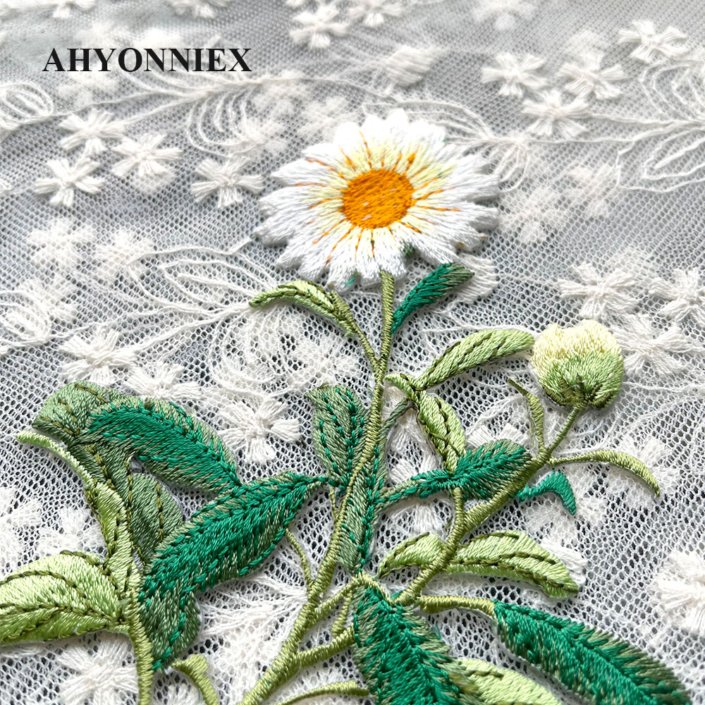 1 Piece Iron on Embroidery Pat - Embroidery Daisy reseña y precio