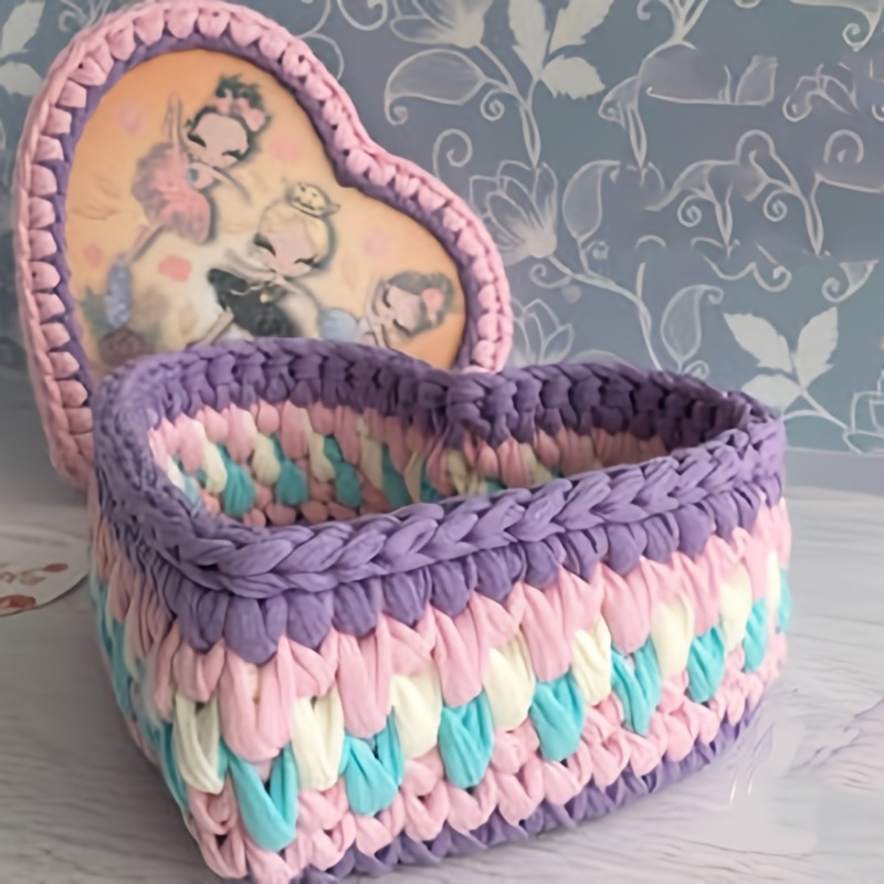 3pcs Heart-Shaped Crochet Bask - Embroidery Hooping reseña y precio