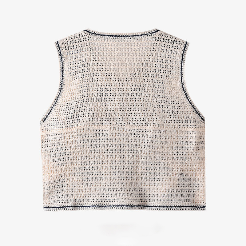 Daisy Crochet Vest for Women S - Embroidery Daisy reseña y precio