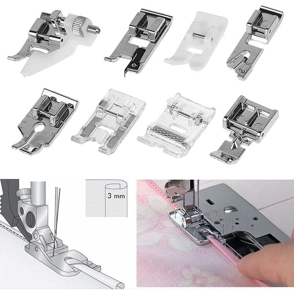 13 PCS/Box Presser Foot Set Ro - Embroidery Software reseña y precio