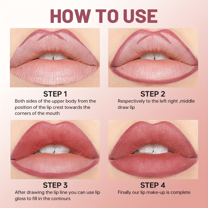 Lip Liner Pencil and Lip Gloss - Transfer Pen Ink reseña y precio