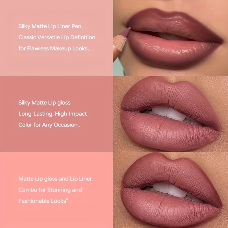 Lip Liner Pencil and Lip Gloss - Transfer Pen Ink reseña y precio