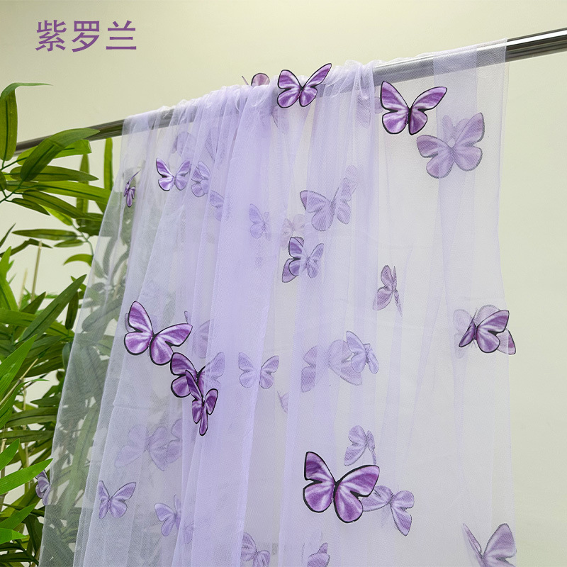 3D Butterfly Embroidery Tulle  - Embroidery Underlay reseña y precio