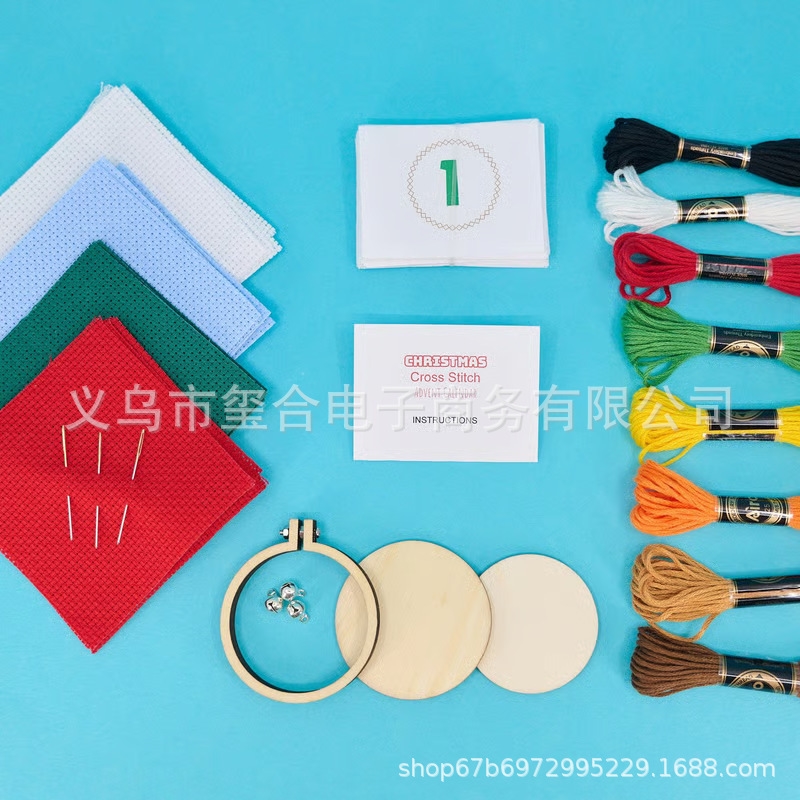 DIY Christmas Cross Stitch Adv - Embroidery Xmas Kits reseña y precio