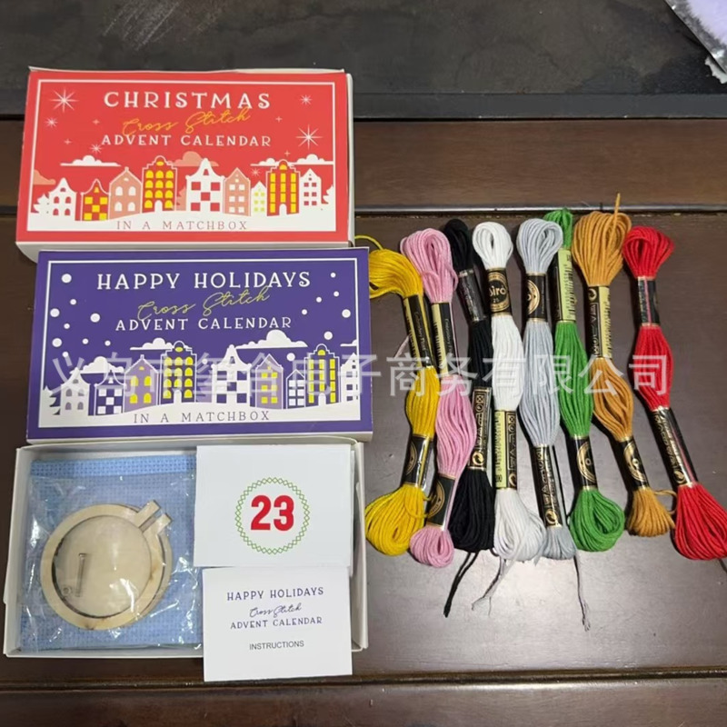 DIY Christmas Cross Stitch Adv - Embroidery Xmas Kits reseña y precio