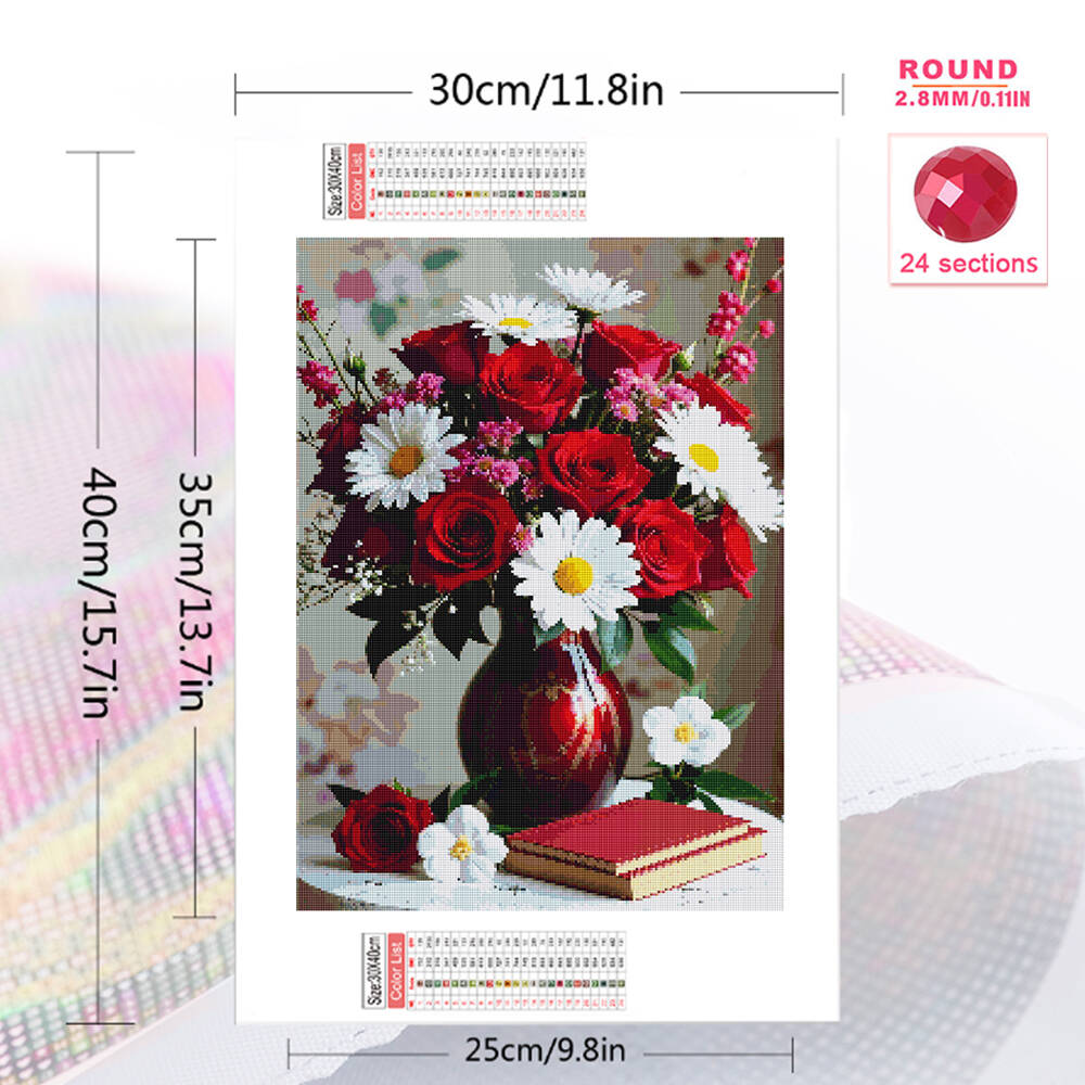 5D DIY Diamond Embroidery Rose - Embroidery Daisy reseña y precio