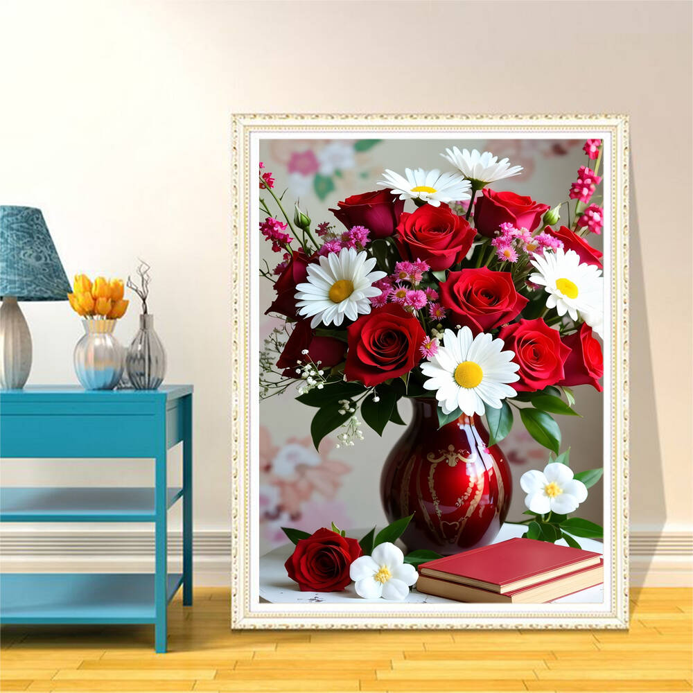 5D DIY Diamond Embroidery Rose - Embroidery Daisy reseña y precio