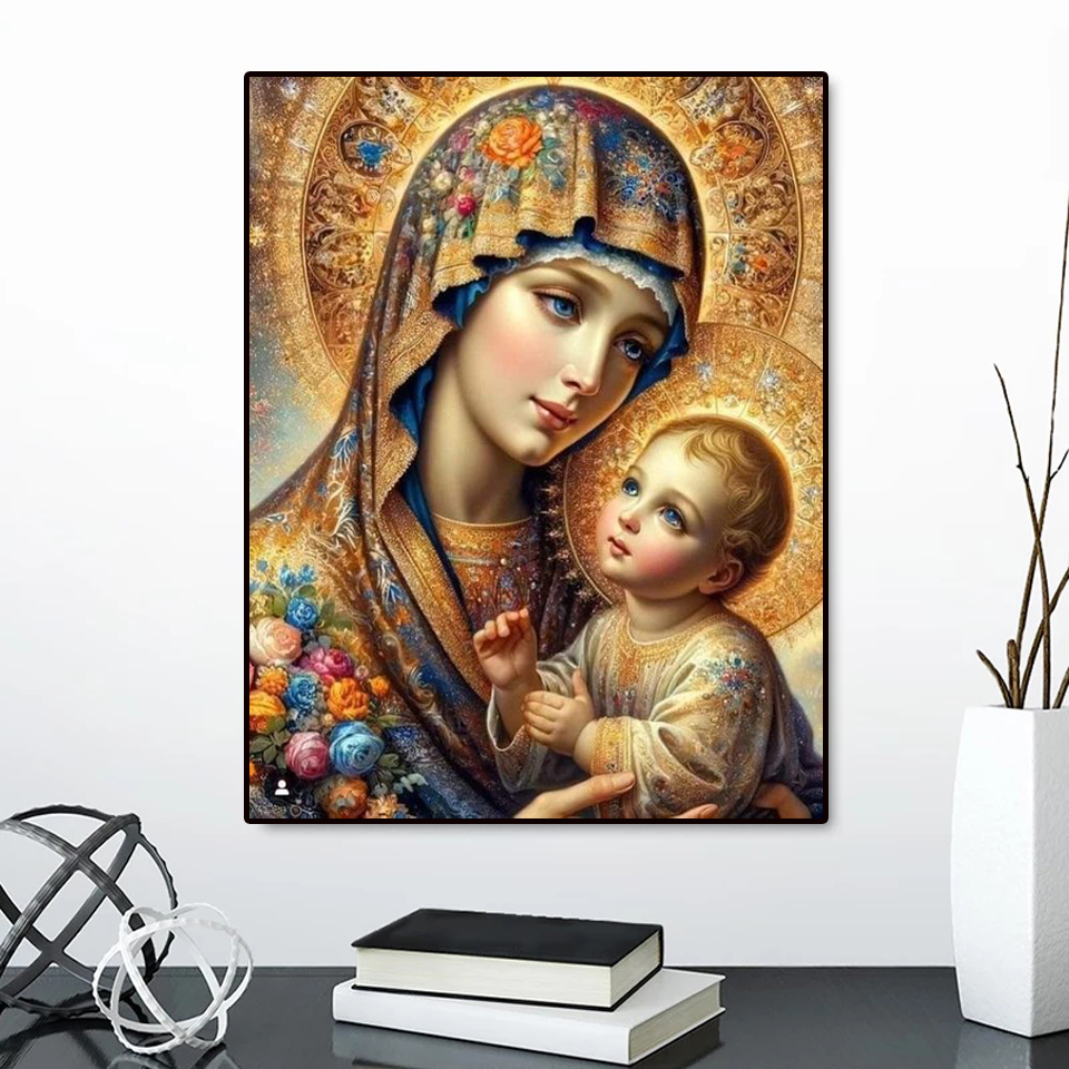 Frameless,Diamond Painting Vir - Embroidery Daisy reseña y precio