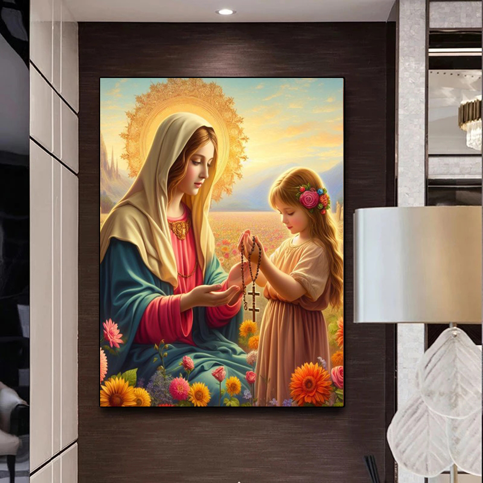 Frameless,Diamond Painting Vir - Embroidery Daisy reseña y precio