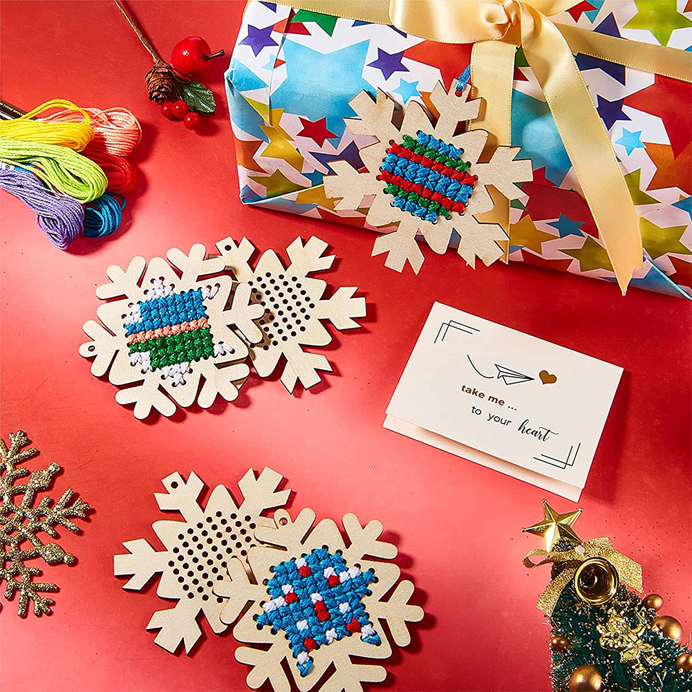 Cross Stitch Hanging Pendant G - Embroidery Xmas Kits reseña y precio